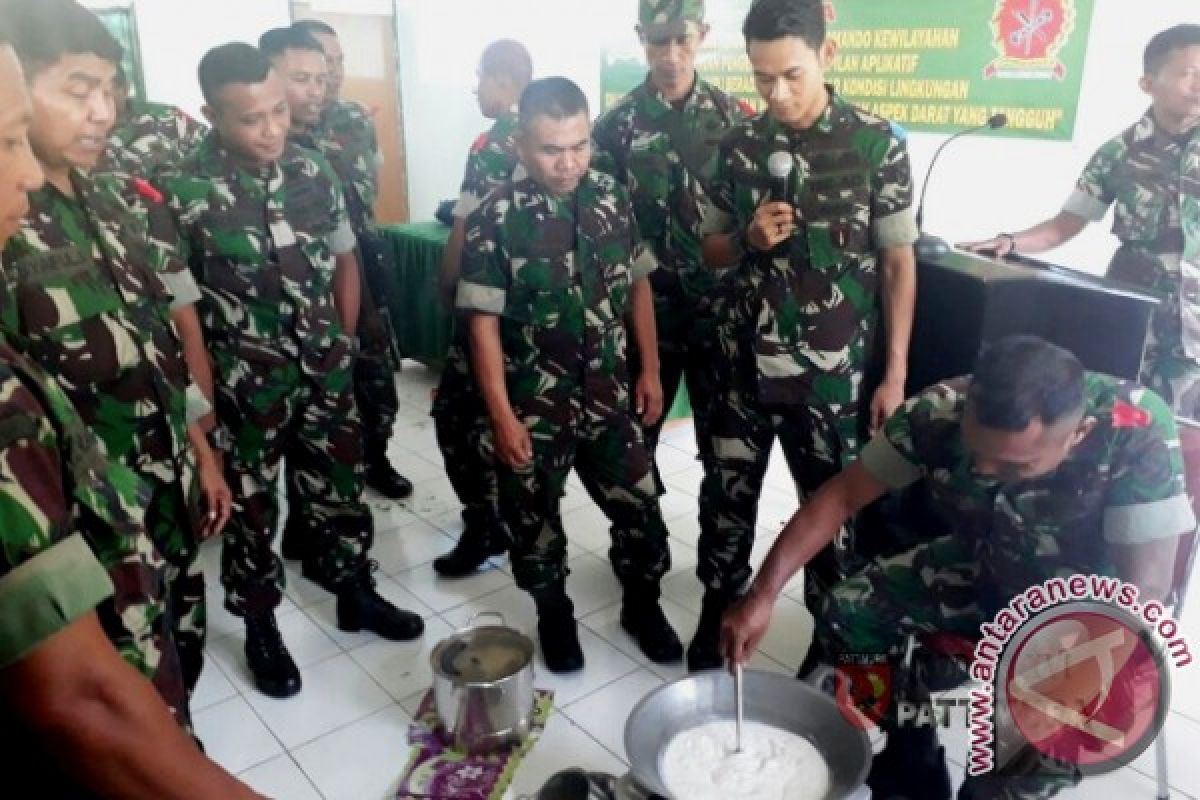 Kodim Masohi Tingkatkan Kemampuan Keterampilan Babinsa