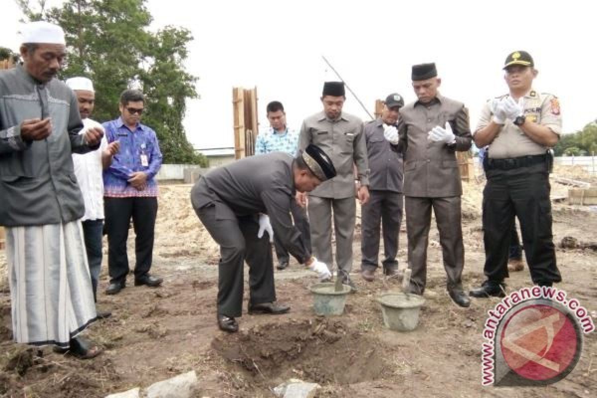 Pembangunan Masjid di Batu Banggui Lamandau Mulai Dikerjakan       