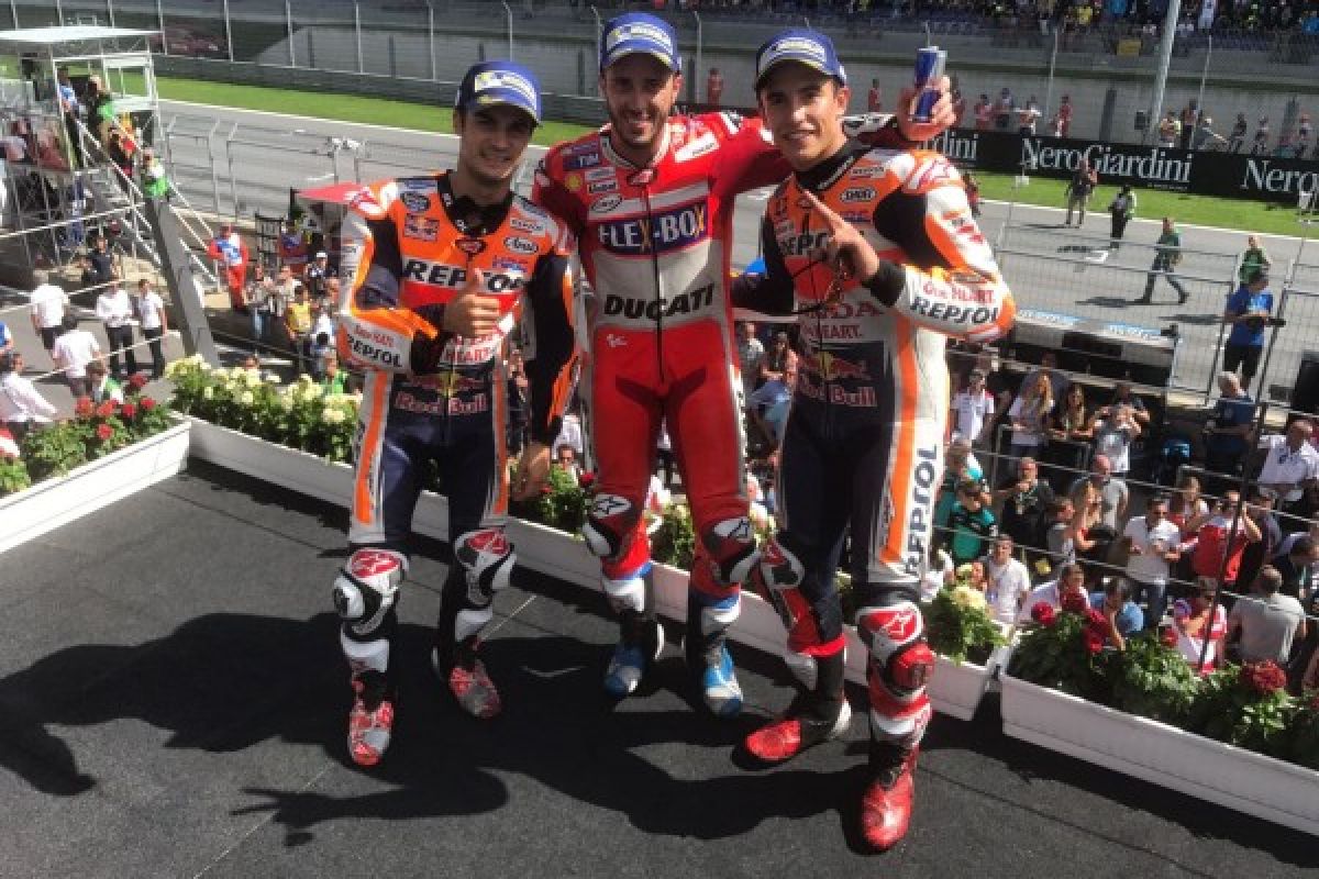 Klasemen MotoGP, Dovizioso dekati Marquez