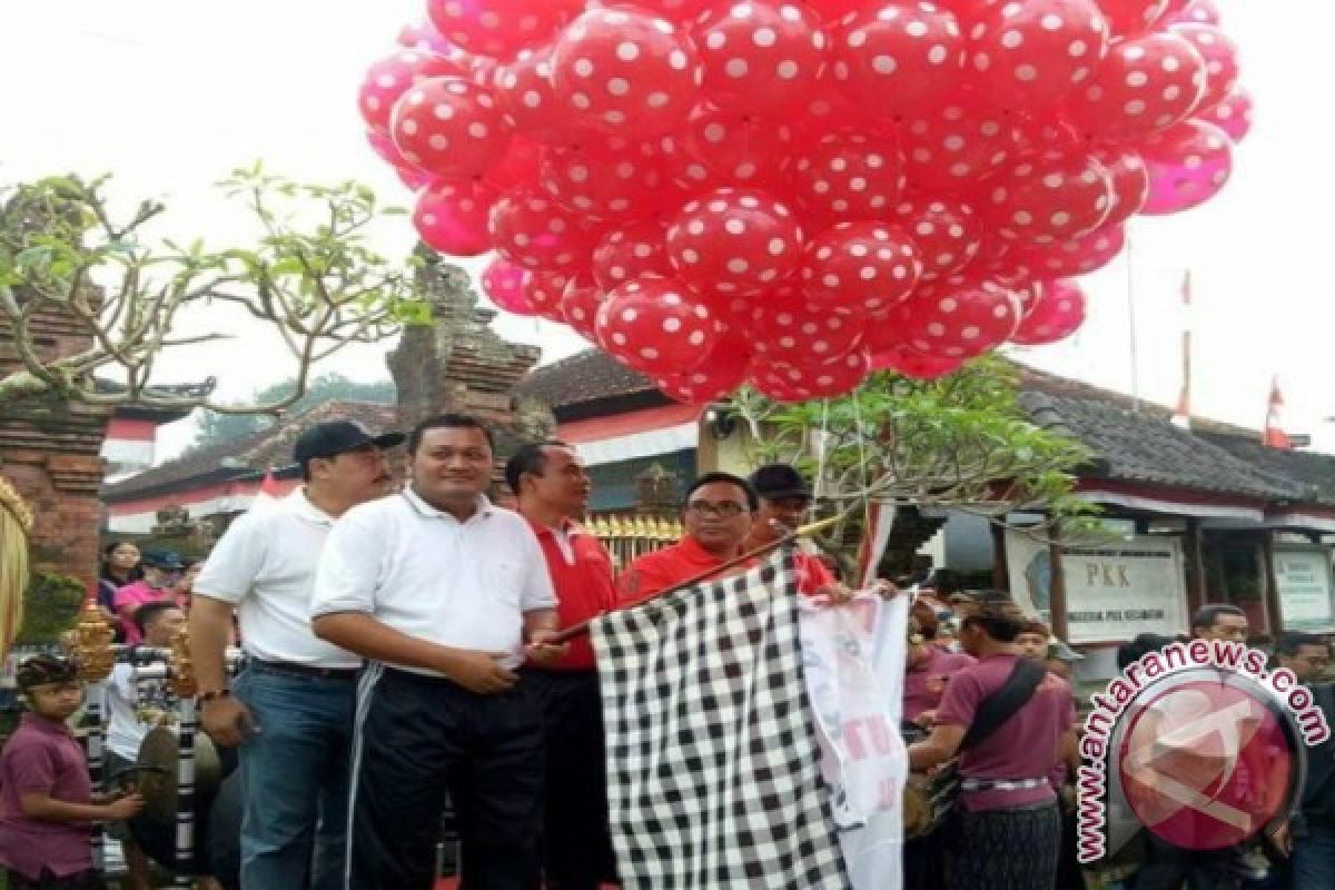 Gerak Jalan Santai Menelusuri Hamparan Subak Pulagan