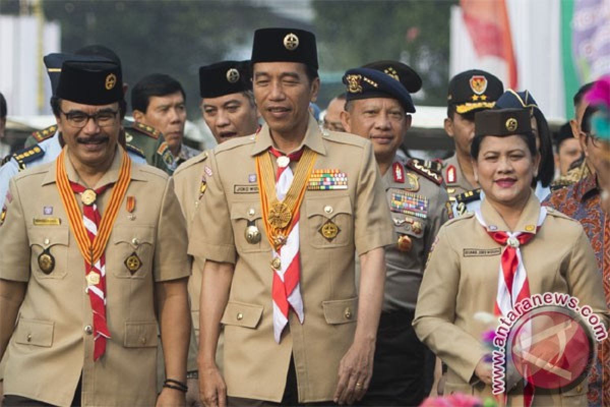 President urges Scout Movement to not solely teach morse language