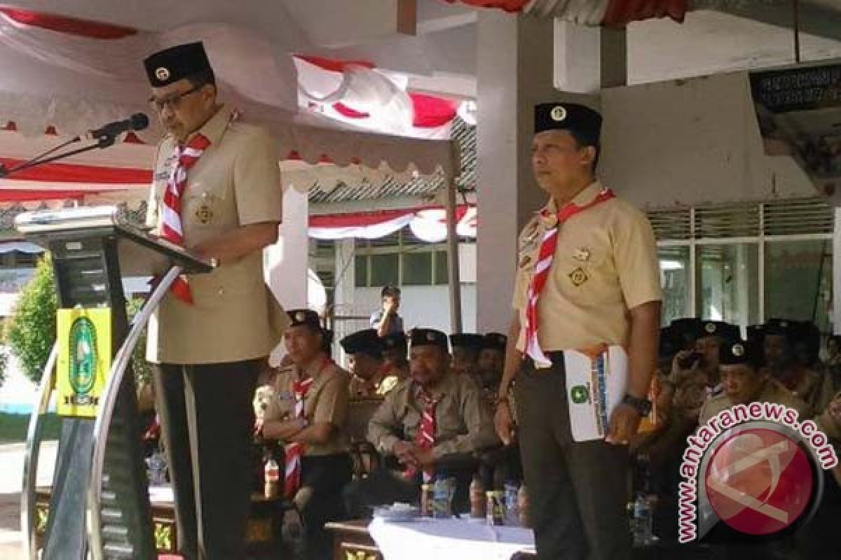 Bupati Sinjai : Gerakan Pramuka Membangun Karakter Bangsa