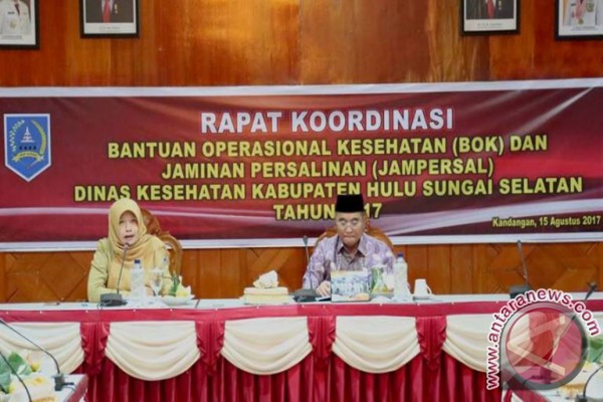 Bantuan Operasional Kesehatan HSS Terserap 50,18 Persen