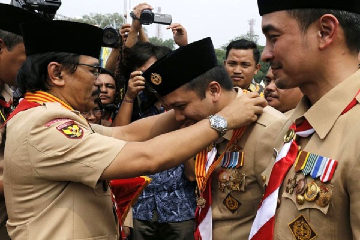 Gubernur Lampung Meraih Lencana Melati Hari Pramuka 2017 (Video)