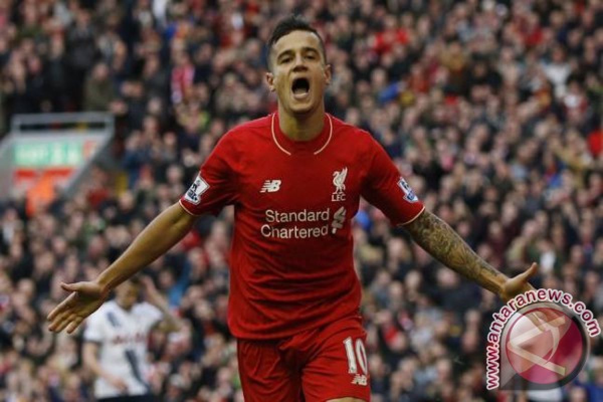 Liverpool tolak tawaran ketiga Barcelona untuk Coutinho