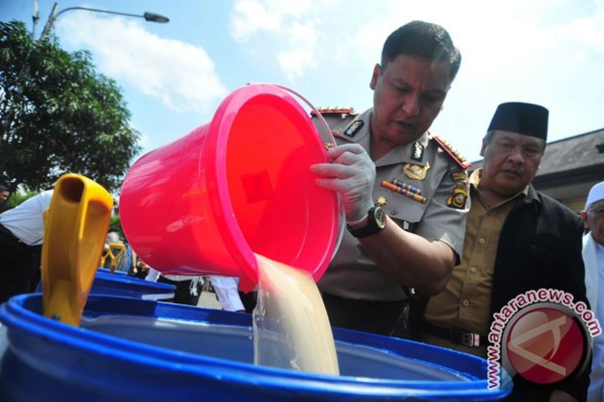 Polresta Palembang musnahkan narkoba hasil tangkapan