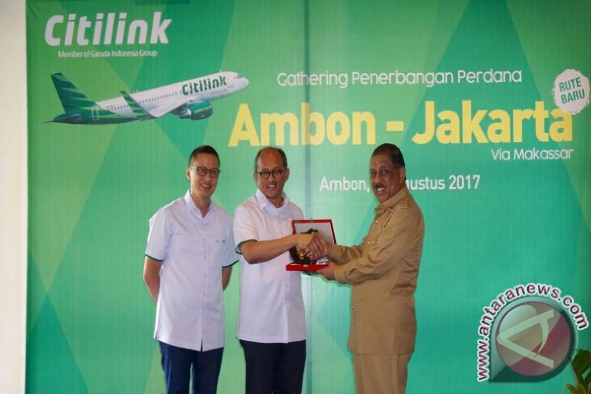 Penerbangan Citilink  Perkuat Akses Transportasi Maluku