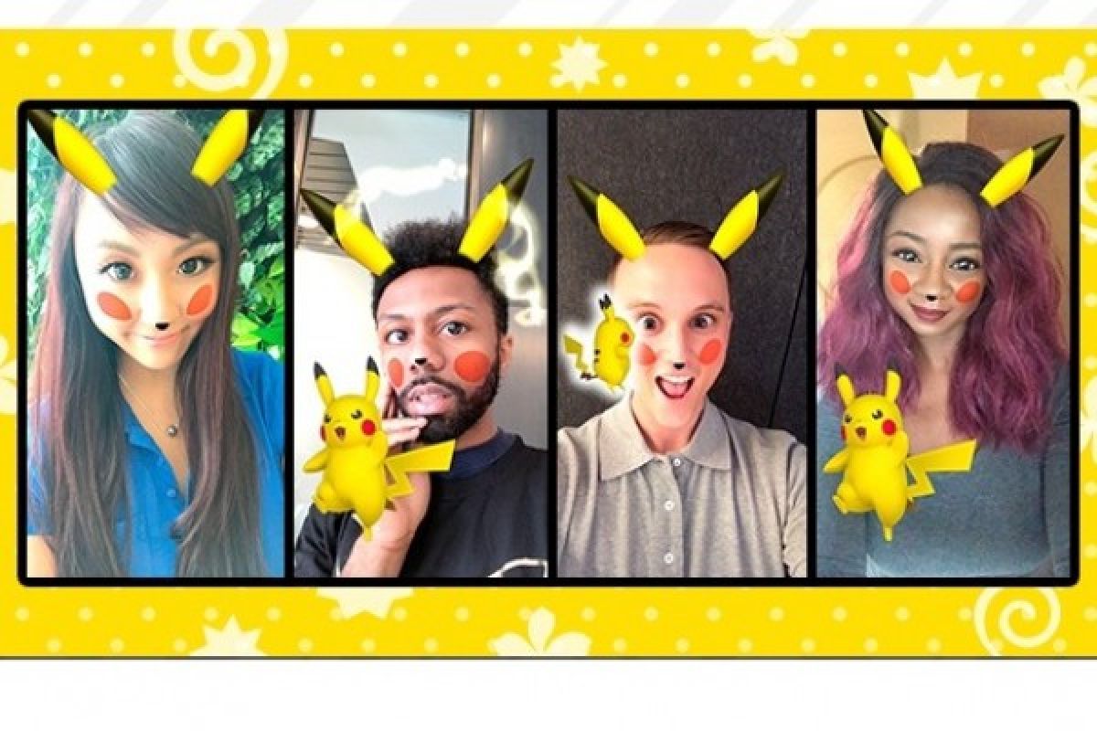 Snapchat hadirkan filter Pikachu