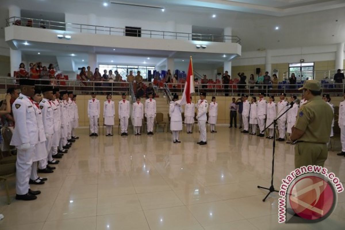 Paskibraka Sulawesi Utara Dikukuhkan Wagub 