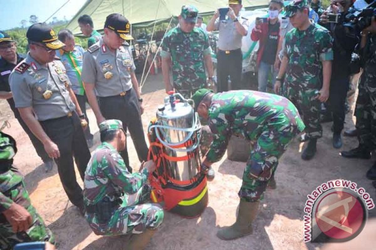 Satgas Kodim Mura latihan posko karhutla