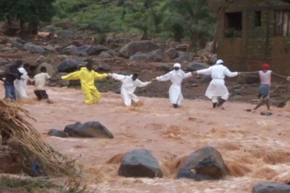 Bantuan dikirim kepada korban longsor mematikan di Sierra Leone