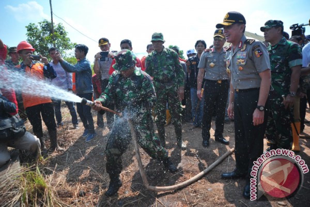 Asops Kapolri tinjau kesiapan tim penanggulangan Karhutla 