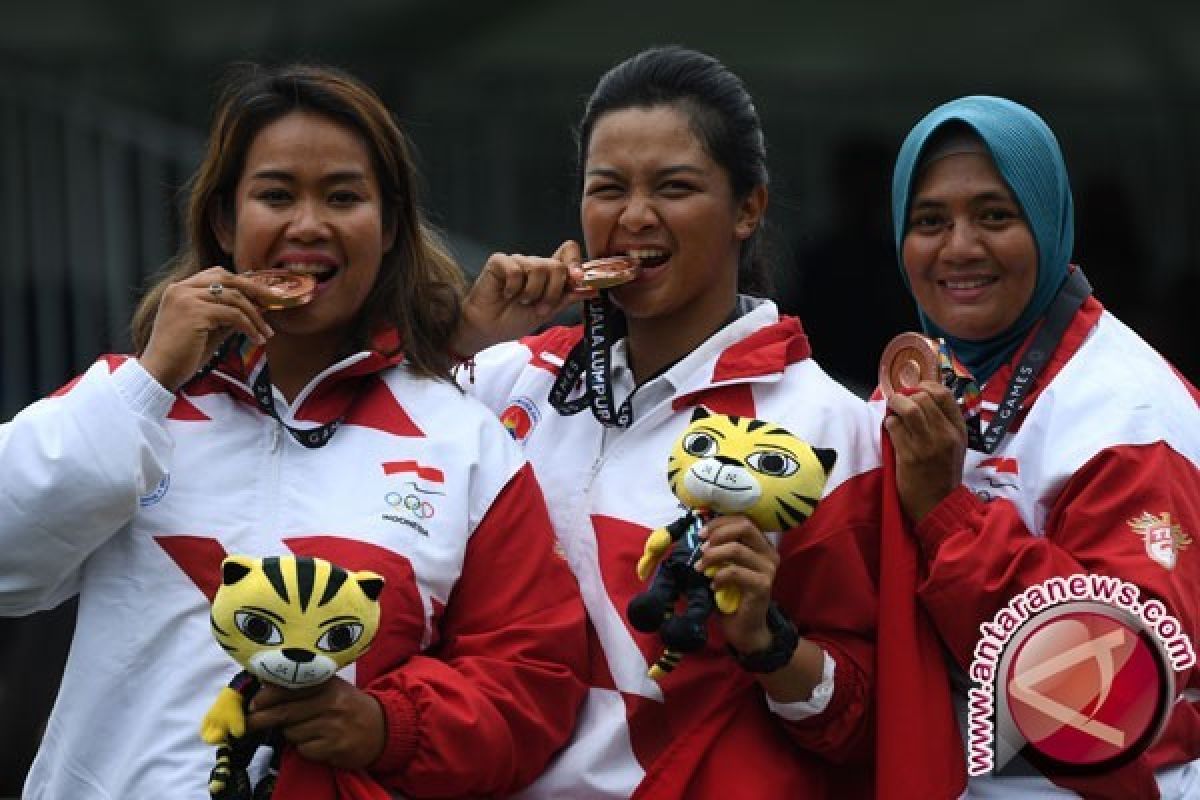 SEA Games 2017 - Tim panahan beregu putri rebut perunggu