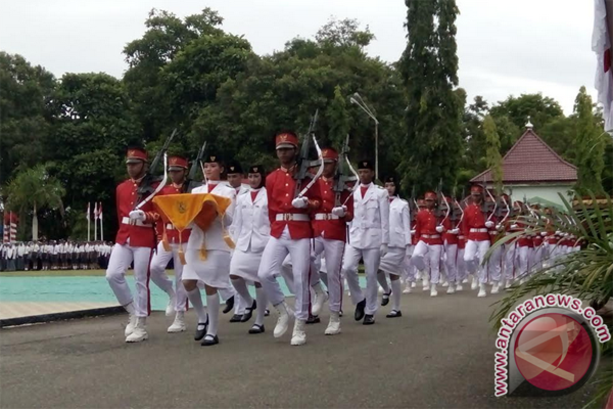 Aparat Jaga Ketat HUT RI Kapuas Hulu