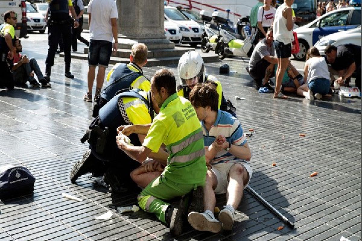 Spanyol perketat keamanan, 13 tewas di Barcelona