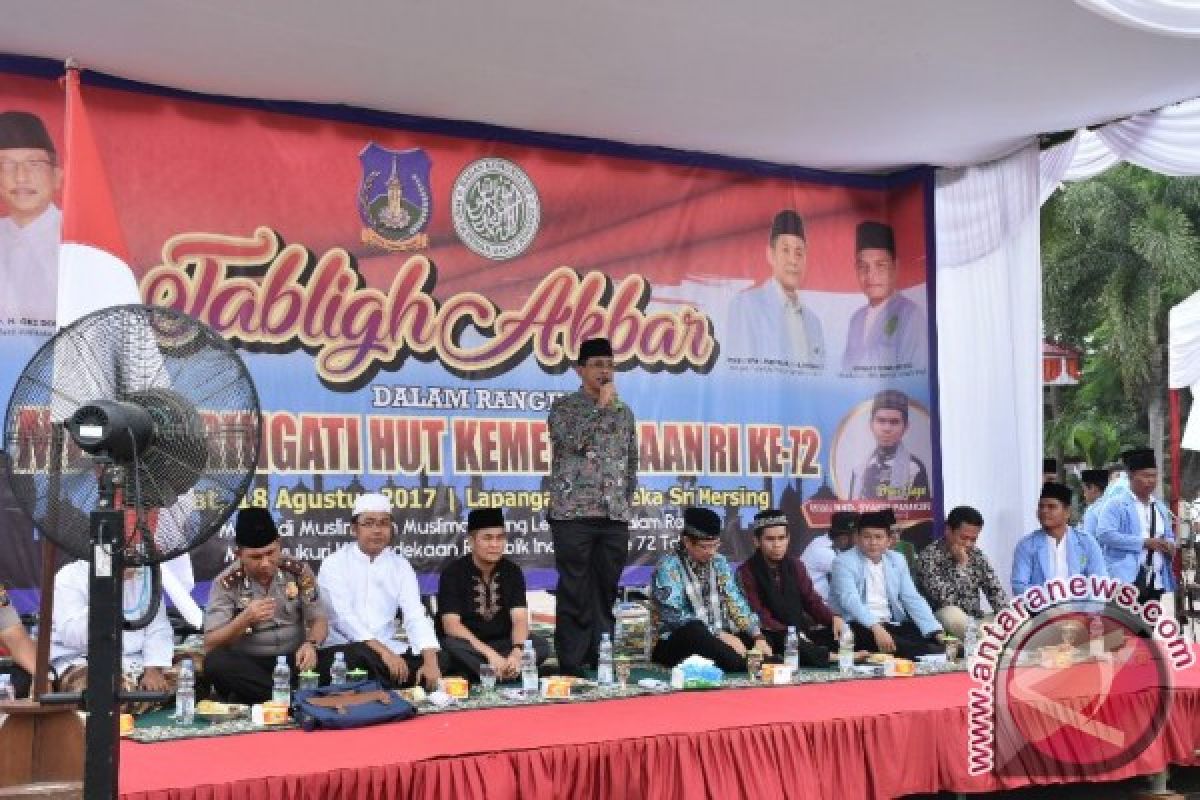 Oki Doni Hadiri Tabligh Akbar BKPRMI