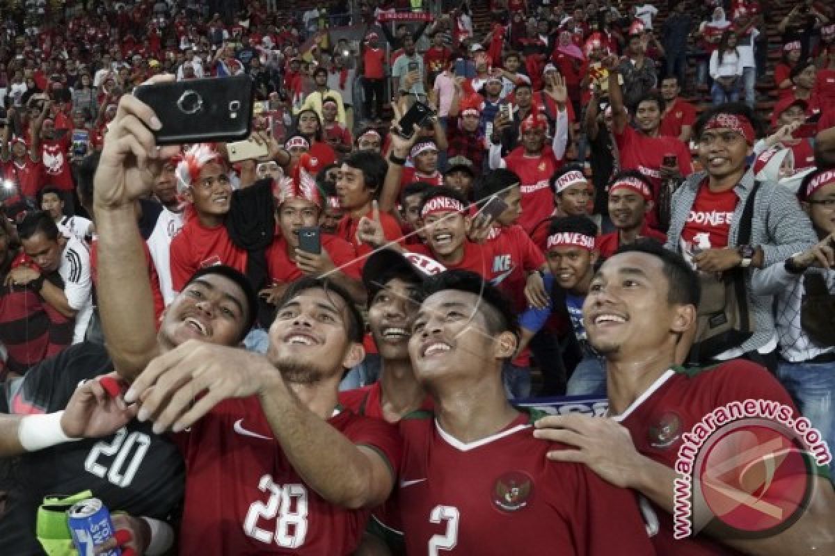 Erick Thohir apresiasi animo suporter Indonesia