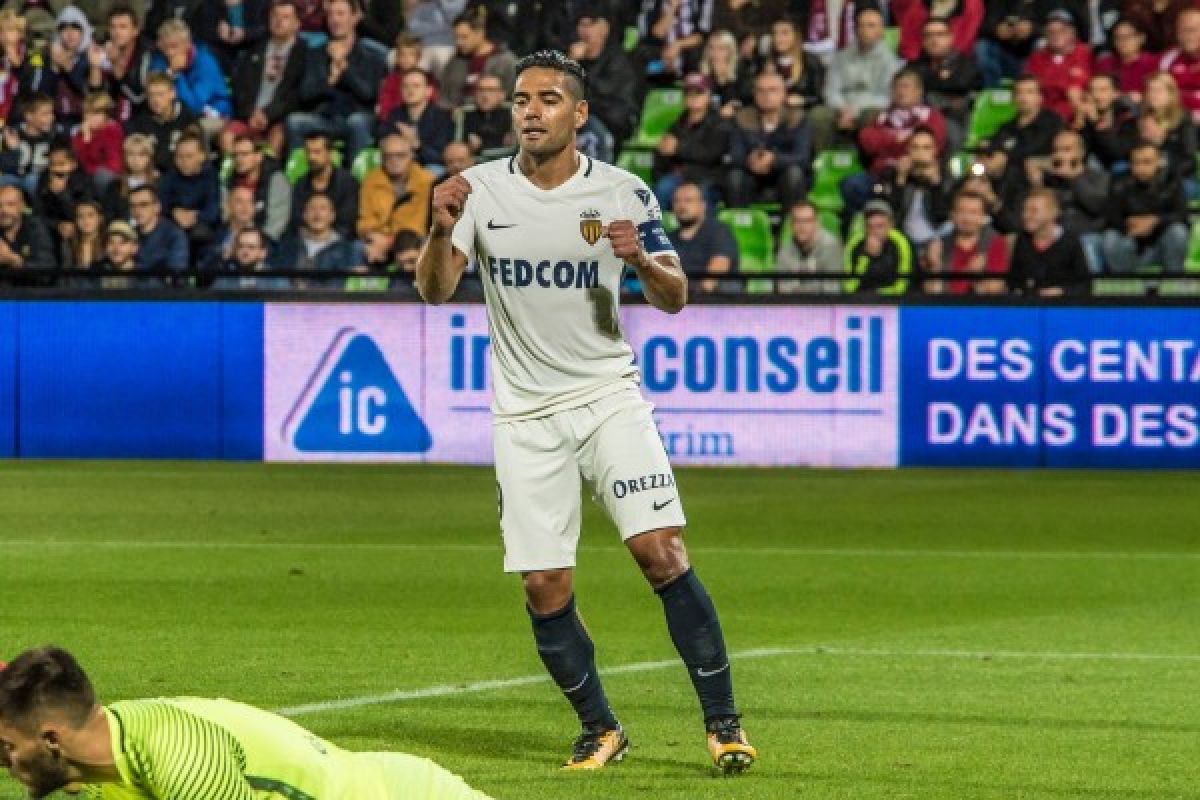 Falcao cetak gol semata wayang, Monaco menang