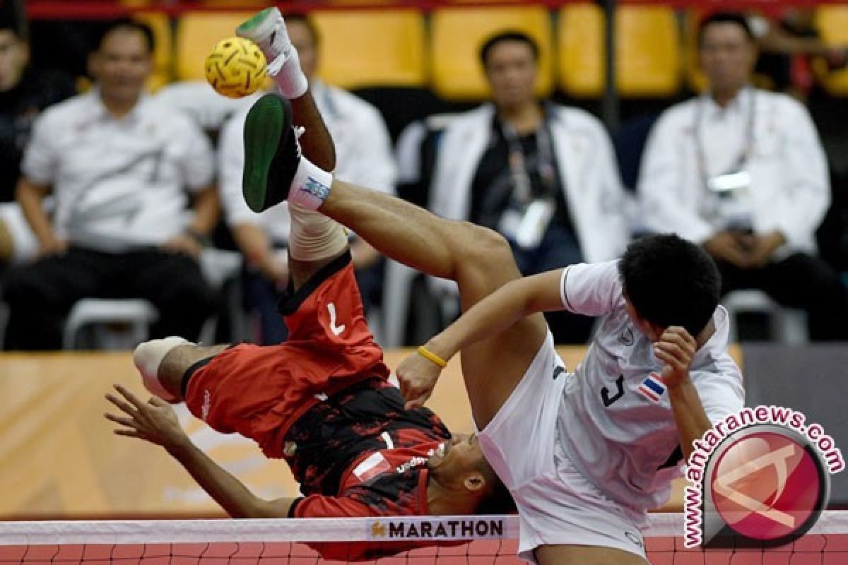 SEA Games 2017 - Tim putra takraw Indonesia raih perak