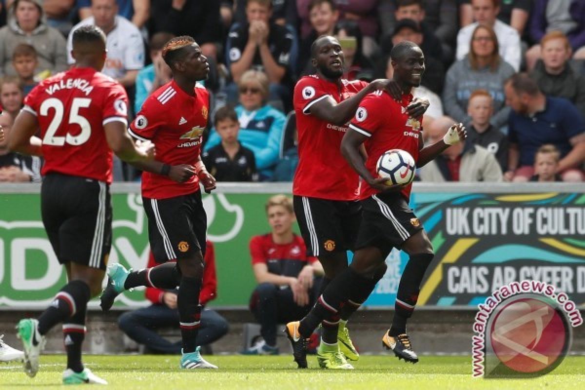 MU Bantai Swansea 4-0, Cetak Tiga Gol Dalam 10 Menit Akhir