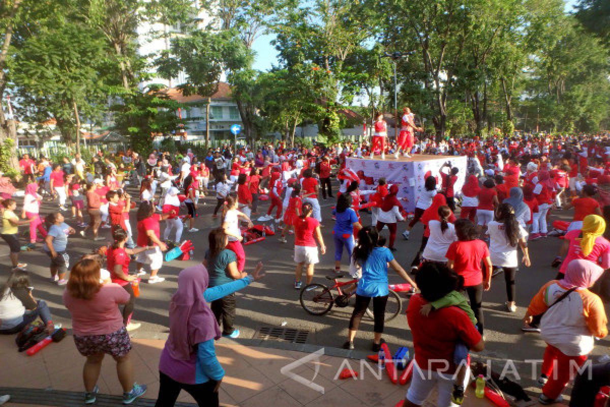 FKLJK Jatim Dekati Masyarakat lewat Goyang Zumba