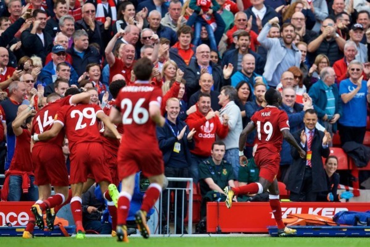 Ternyata pendukung Liverpool paling bising di Liga Premier Inggris