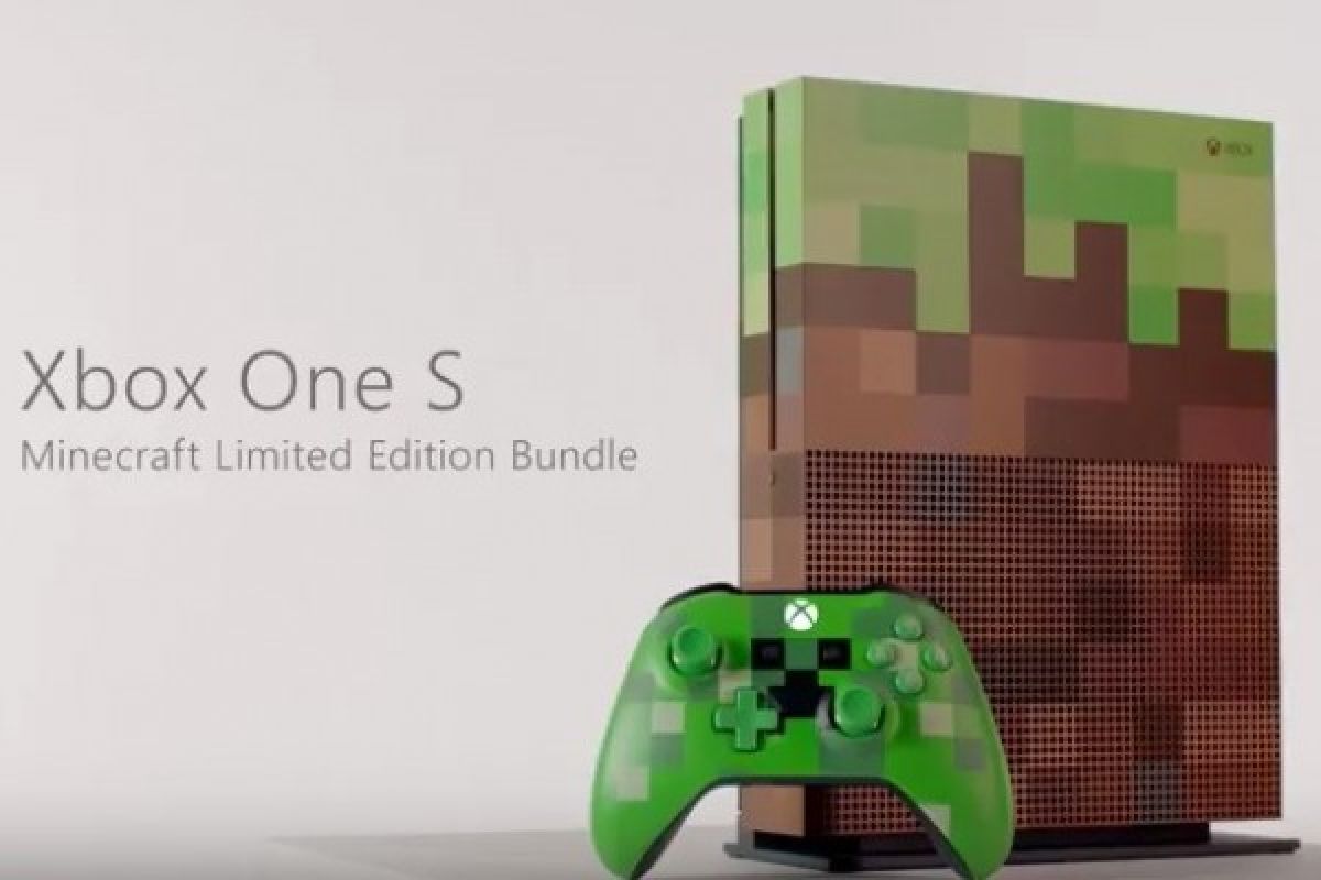 Microsoft buka "pre-order" untuk edisi spesial Minecraft Xbox One S