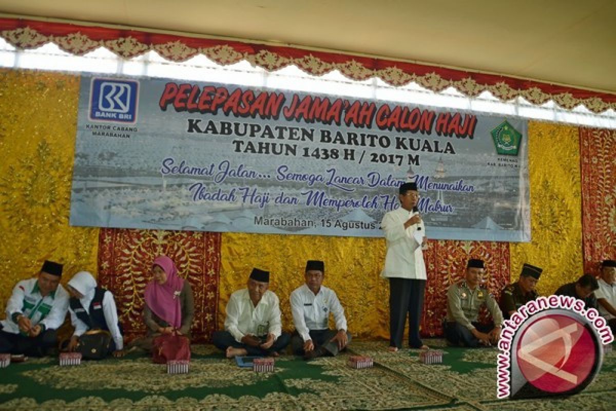 Bupati Lepas Calon Jamaah Haji Batola