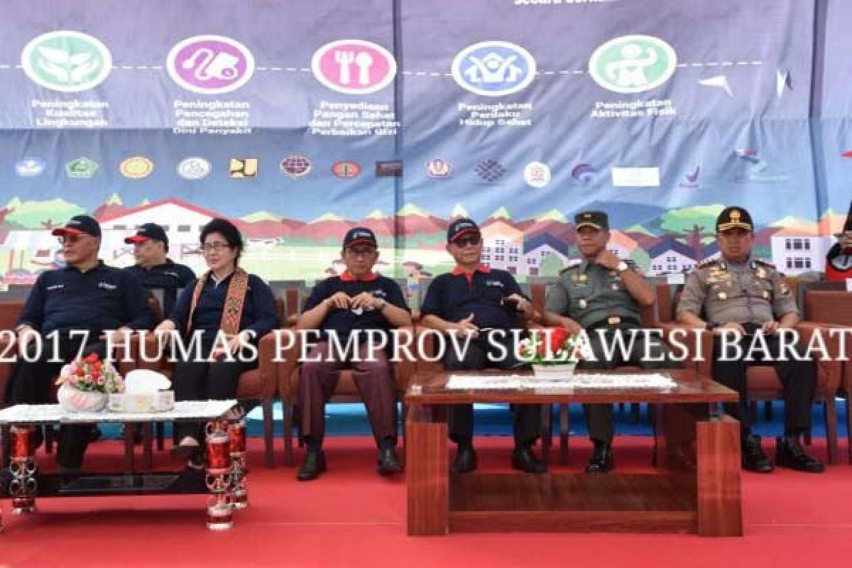 Gubernur Sulawesi Barat Ajak Masyarakat Hidup Sehat 