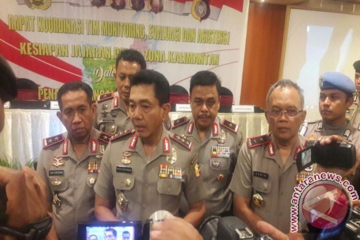4 Kapolda di Kalimantan Dikumpulkan Bahas Karhutla