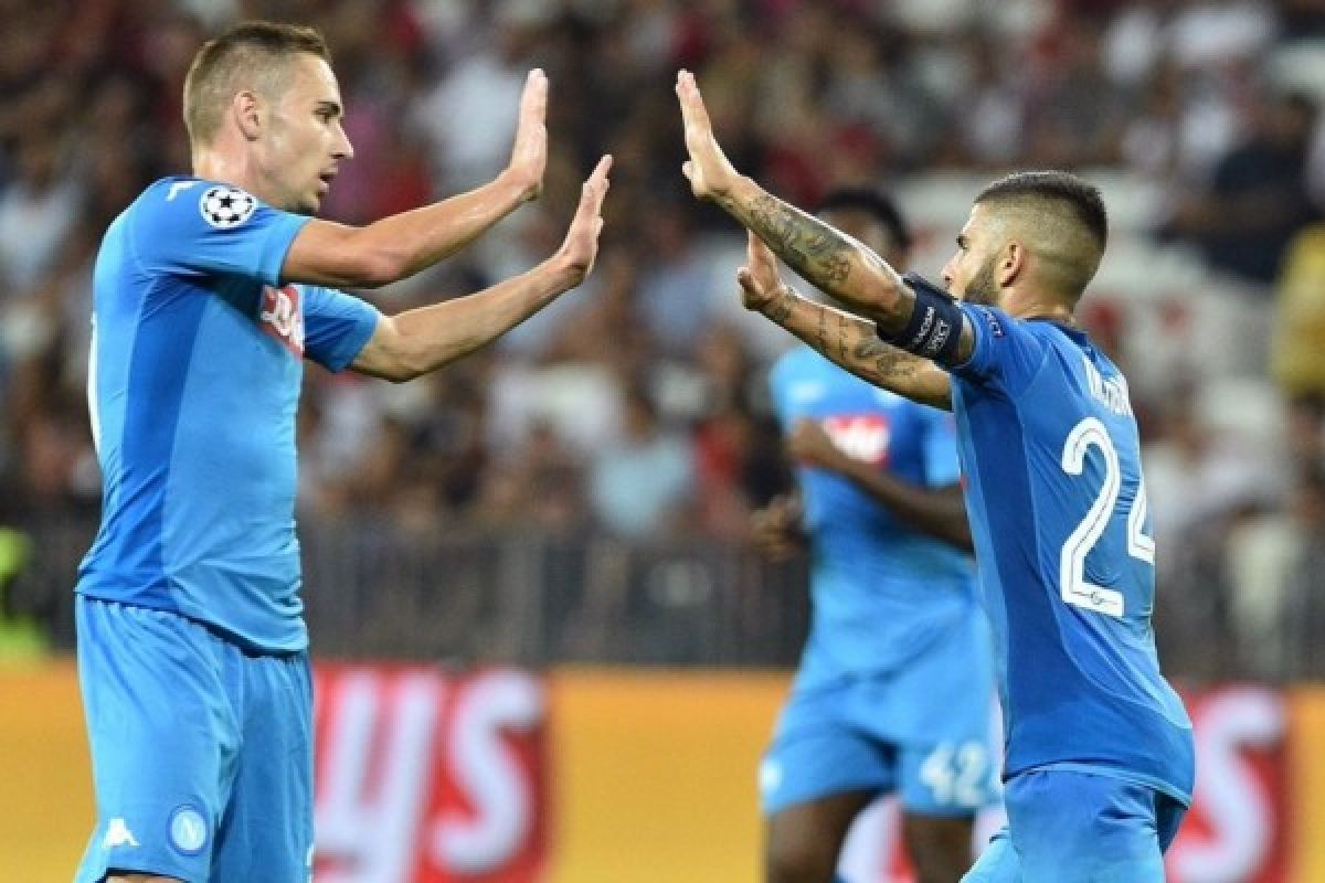 Napoli kubur mimpi Nice bermain di Liga Champions