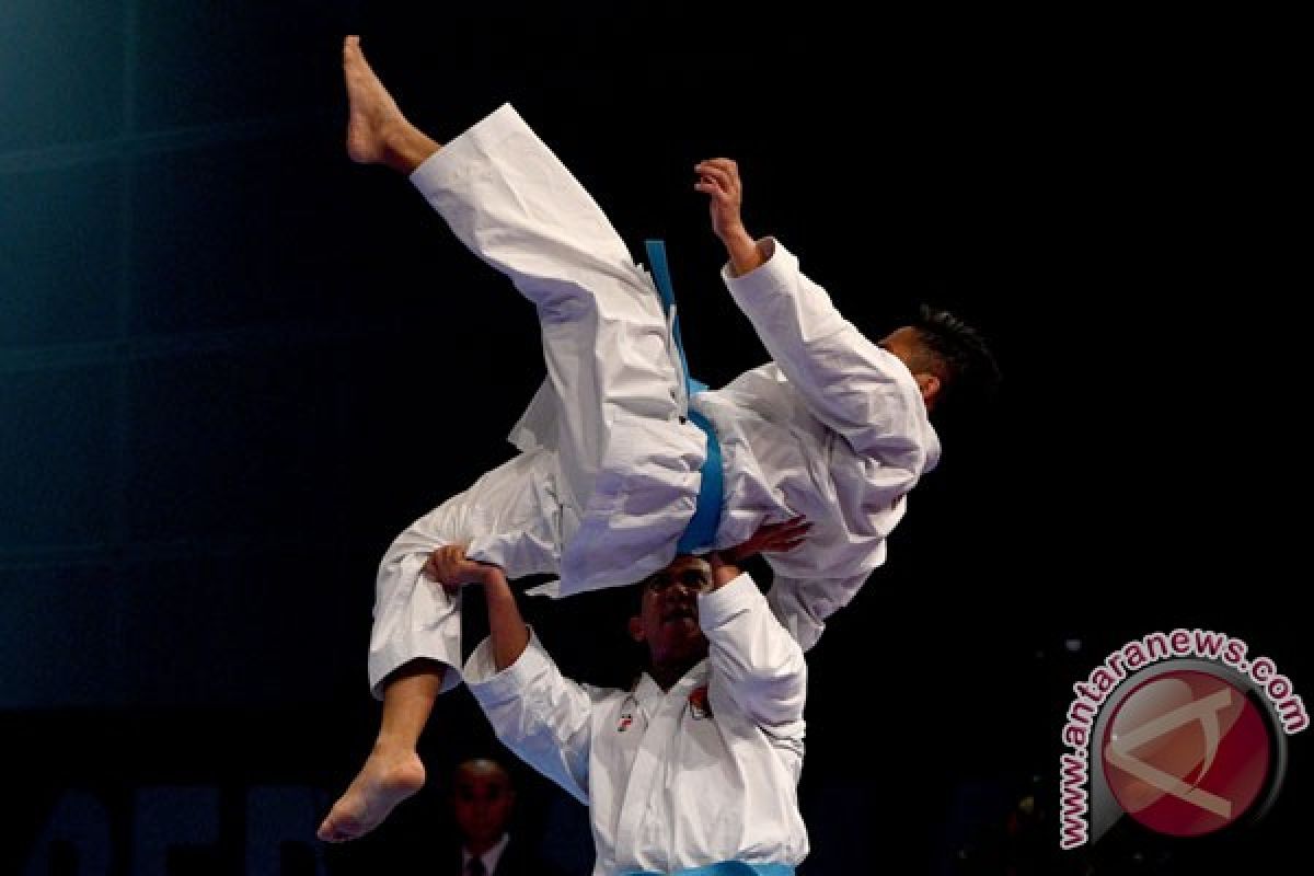 Karateka Sumatera Barat ikuti kejuaraan dunia di Barcelona