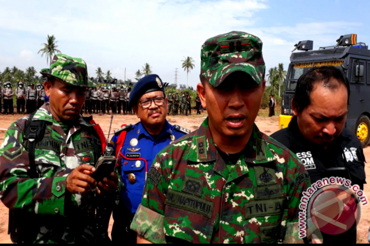 Kodim Banjarmasin Waspadai Pasca Panen Potensi Karhutla