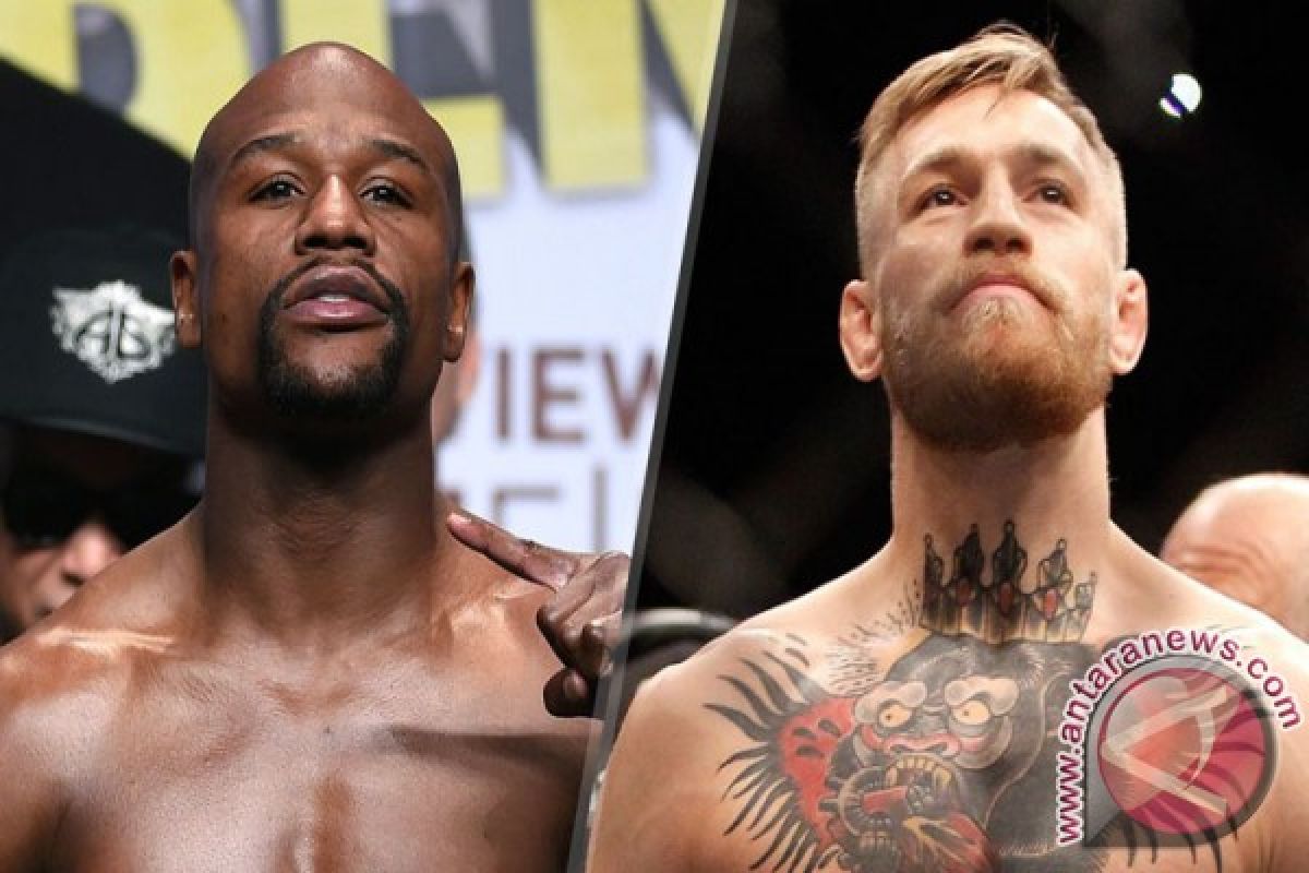 McGregor sesumbar kalahkan Mayweather dengan mudah