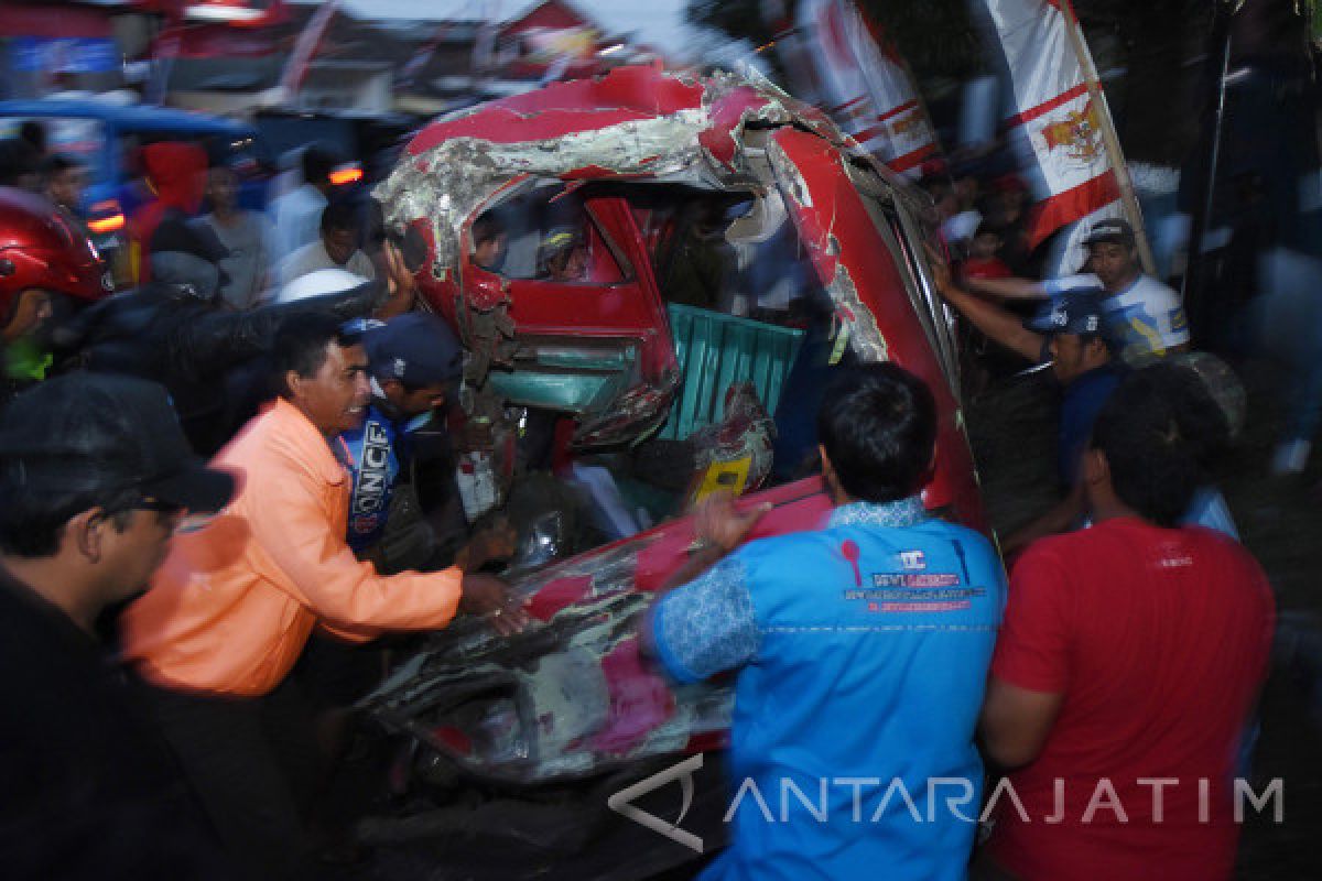 Polres Malang Bantah Sopir Truk Kecelakaan Karangploso Melarikan Diri