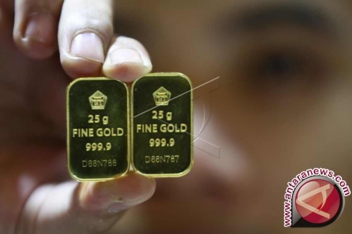 Harga emas turun dipicu lonjakan penjualan ritel Amerika