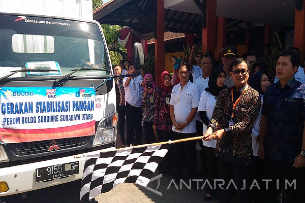 Bulog Jatim Luncurkan Gerakan Stabilisasi Pangan Idul Kurban (Video)