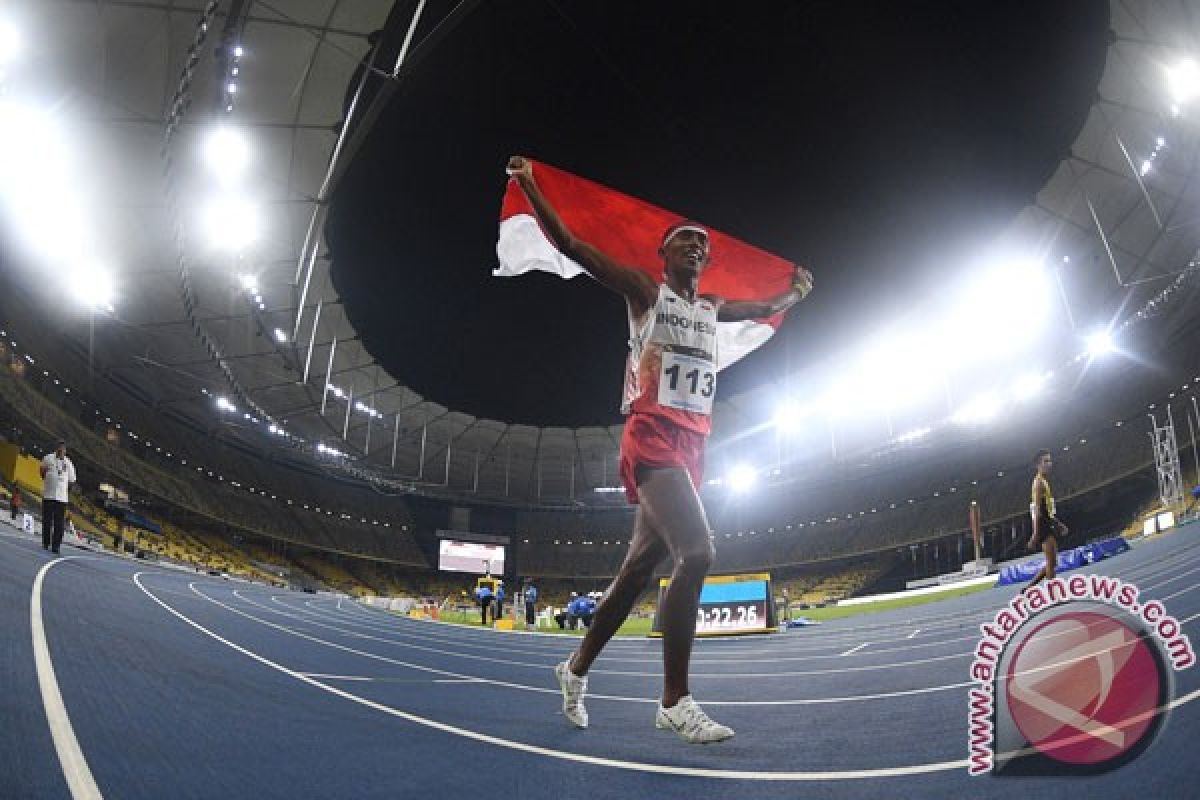 Agus Prayogo balas emas di 10.000 meter SEA Games