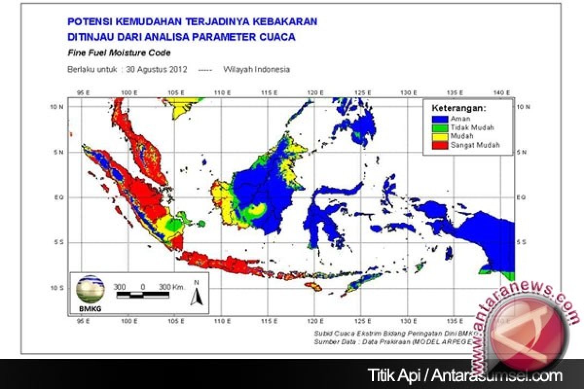 Titik panas meningkat drastis di Aceh