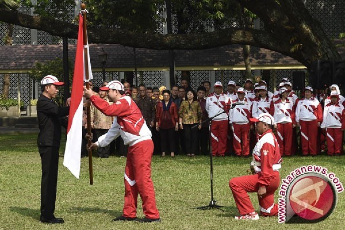 Jokowi Selamati Atlet-Atlet SEA Games Indonesia