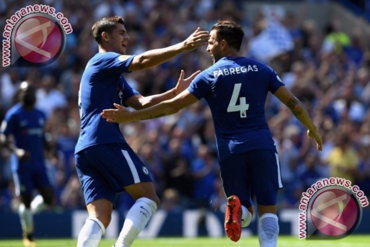 Chelsea Tundukkan Everton Berkat Gol Morata dan Fabregas