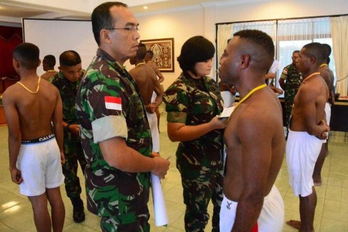 130 pemuda Papua ikut seleksi Bintara TNI-AD