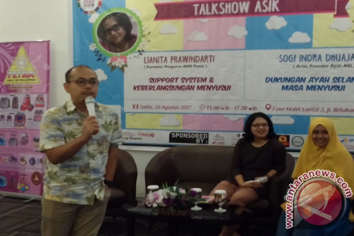 Komedian Sogi Ajak Ayah Beri  Dukungan Kepada Ibu Menyusui