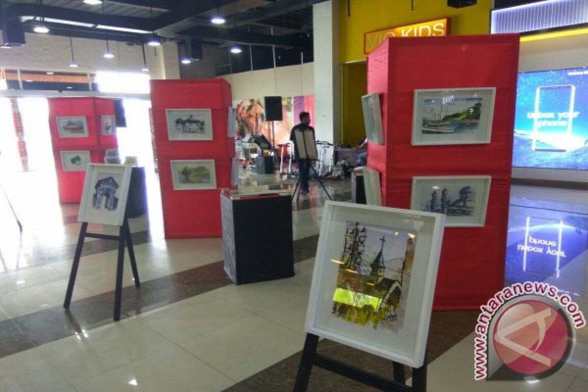 Maluku Sketchwalk Pamerkan Sketsa Wajah Daerah