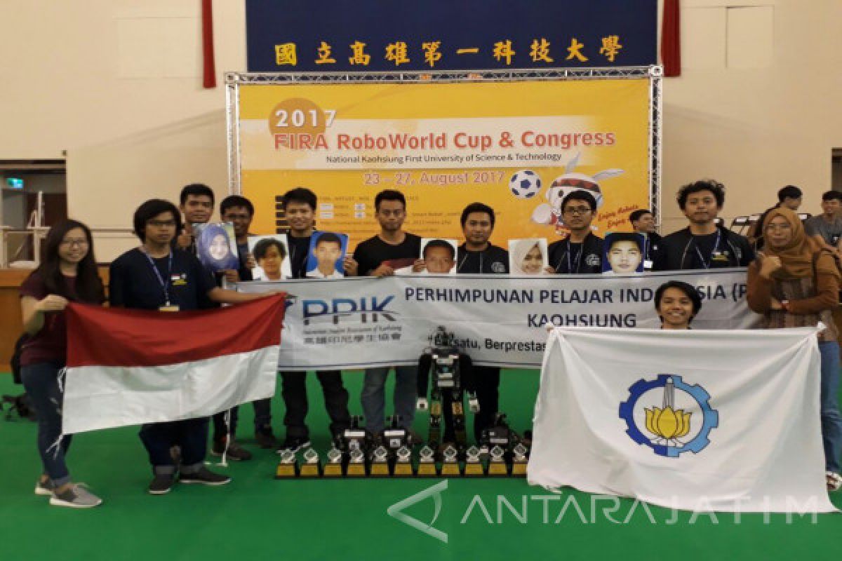 ITS Juara Umum Kompetisi Robot di Taiwan