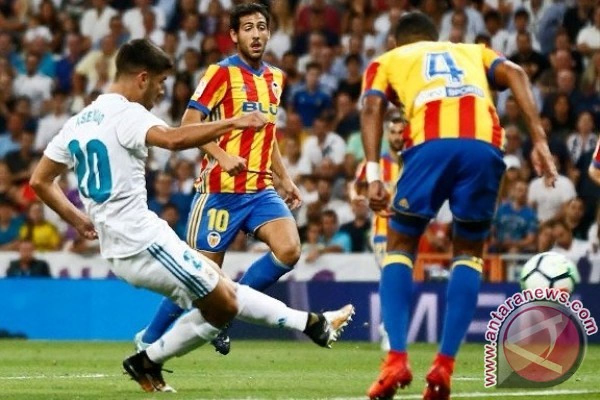 Real Madrid Ditahan Valencia 2-2, Asensio Cetak Dua Gol