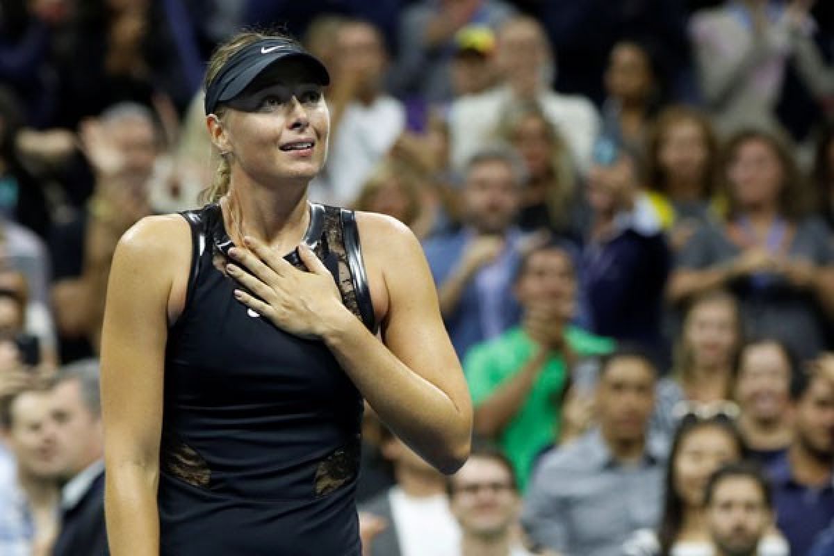 Sharapova tampil kemilau hancurkan Halep di AS Terbuka