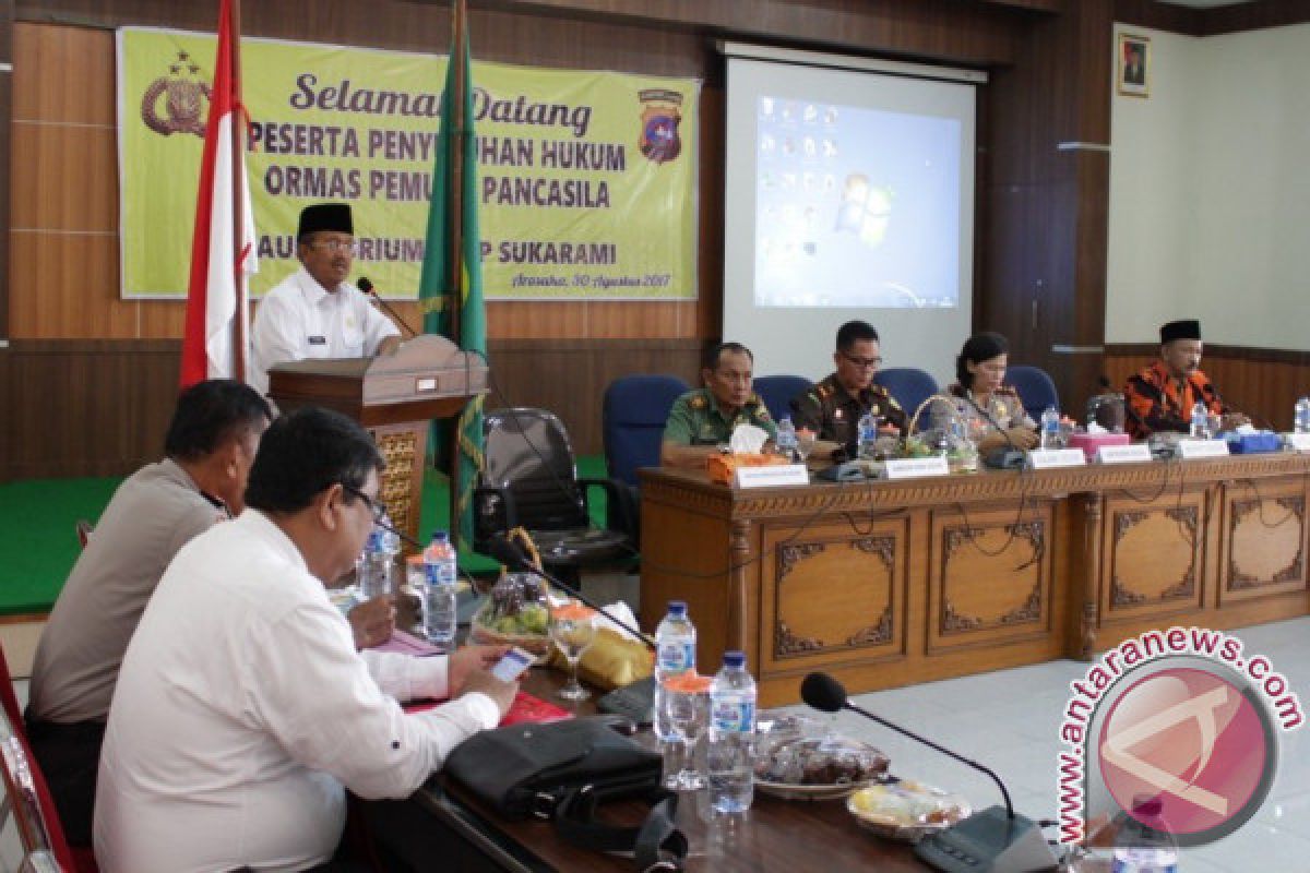 Bupati Ajak Ormas PP Sosialisasikan Kesadaran Hukum