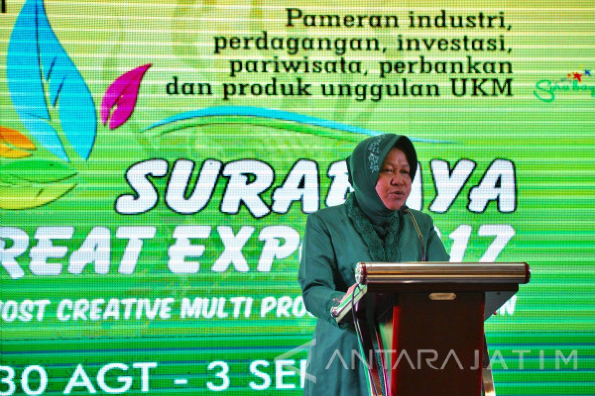 Risma Buka Surabaya Great Expo 2017