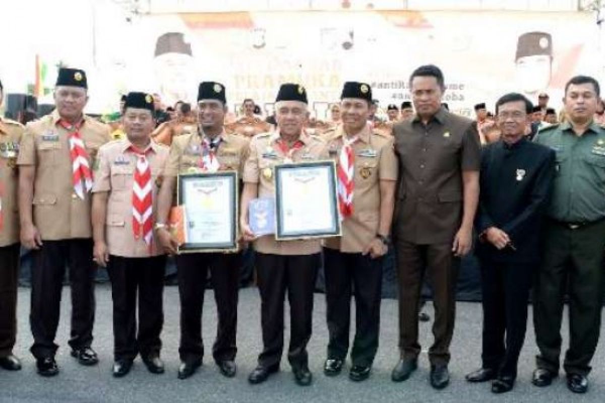 Apel Akbar Hari Pramuka Riau Sukses Pecahkan Rekor MURI